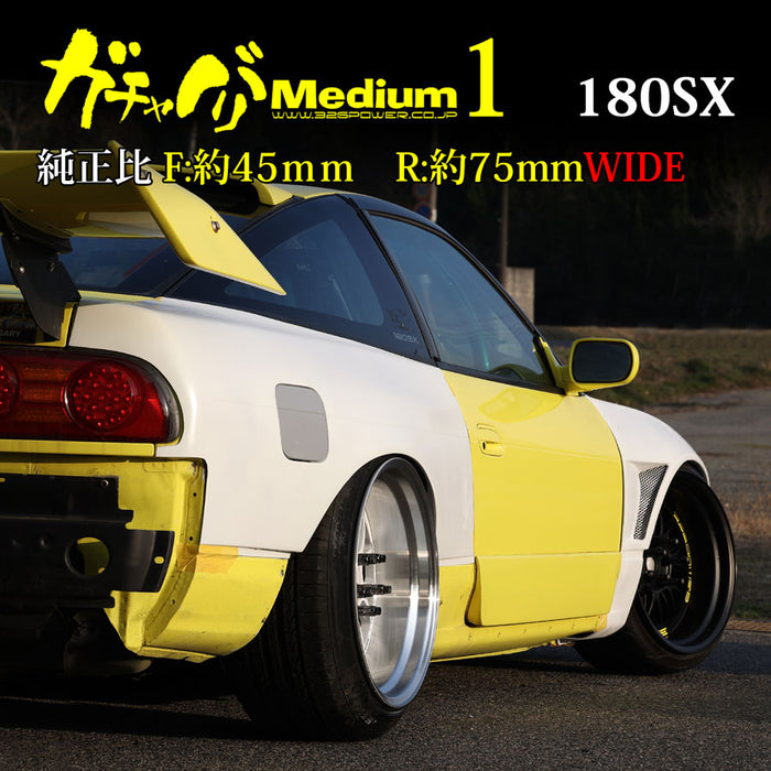 326POWER Nissan 180SX Gachabari Medium 1 Fenders