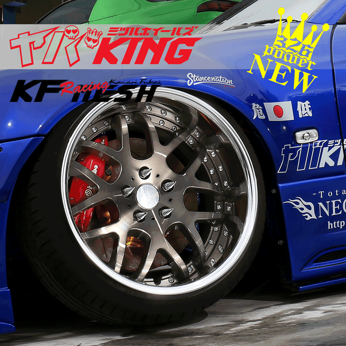 326POWER Yabaking KF Racing Mesh 19" Wheels