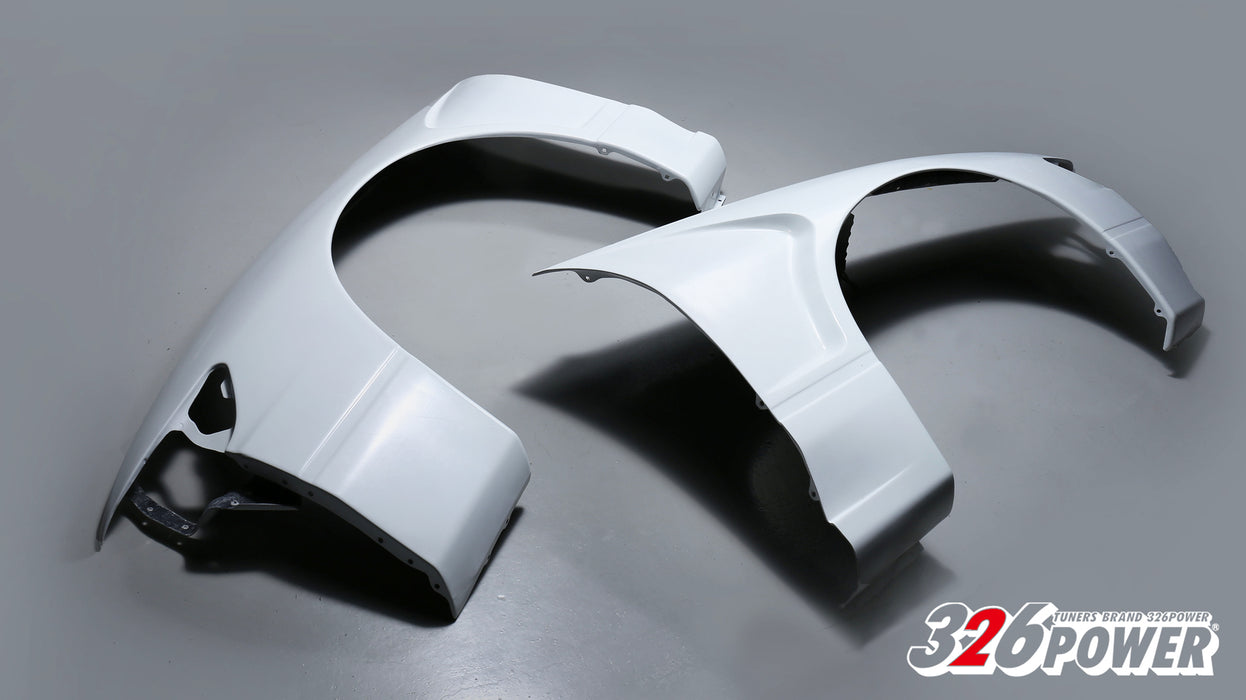 326POWER Nissan Silvia S13 Gachabari Mild Front Fenders