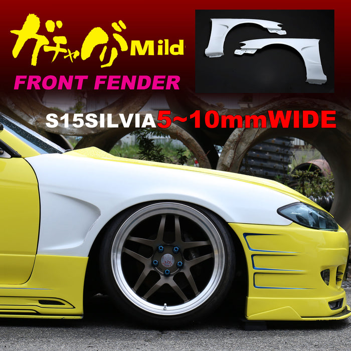326POWER Gachabari Nissan S15 Mild Front Fenders