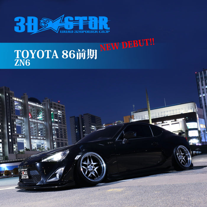 326POWER 3D☆STAR Lip Kit for Toyota 86 (Zenki model)