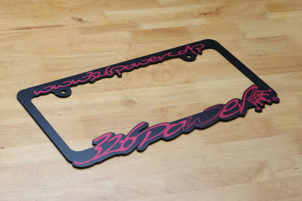 326POWER Number Plate Frame Type 2 (Japan Size)