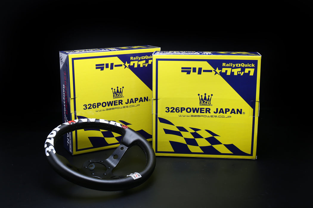326POWER JAPAN Rally Quick Steering Wheel